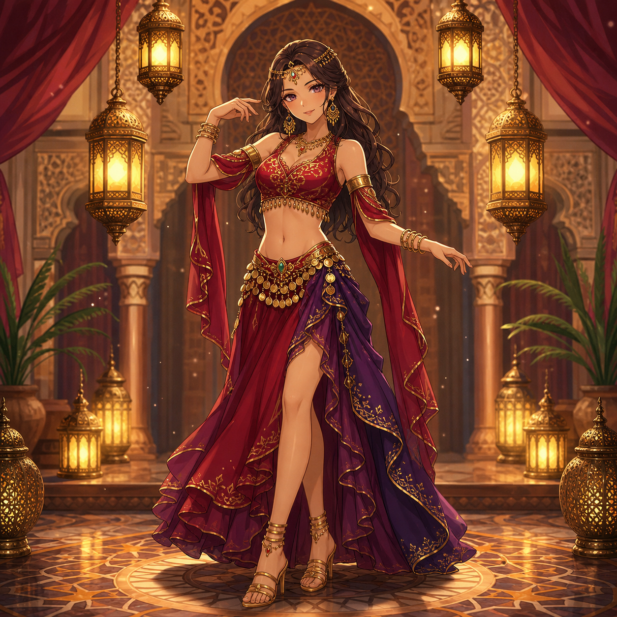 arabian belly dancer costume