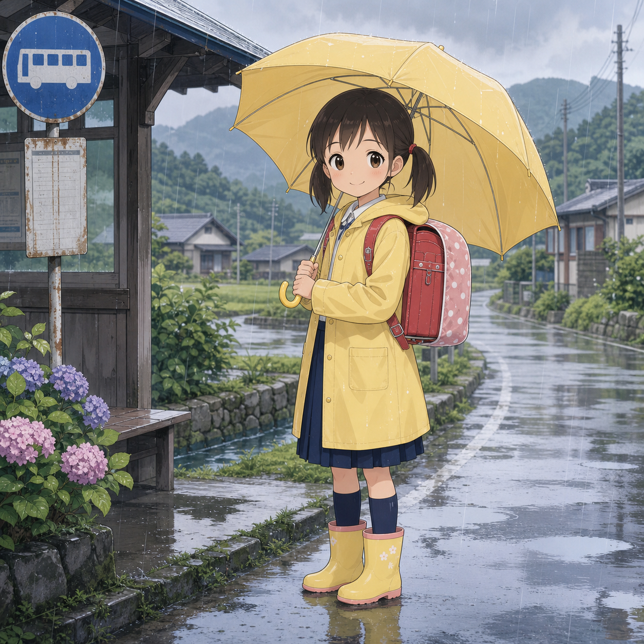 rainy day school outfit