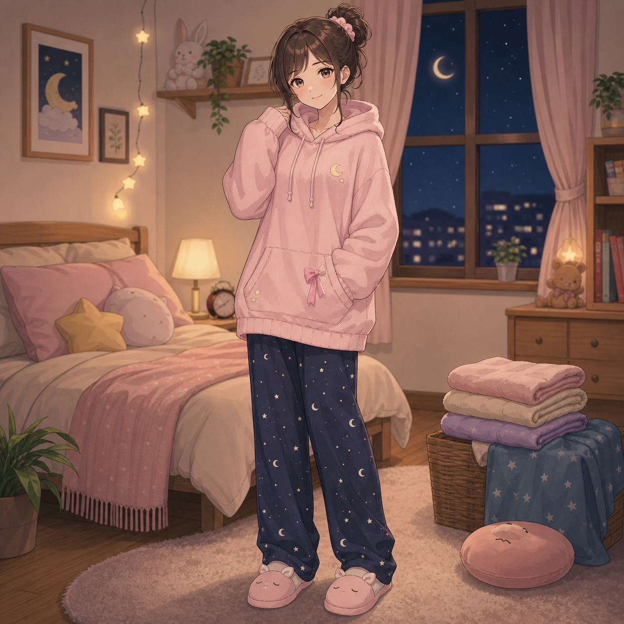 modest satin robe lounge outfit