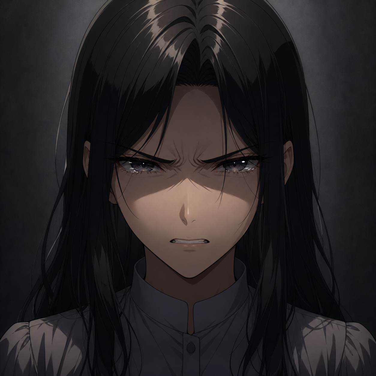 swallowing anger expression