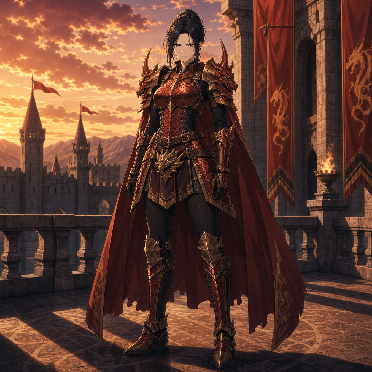 red dragon skirt armor