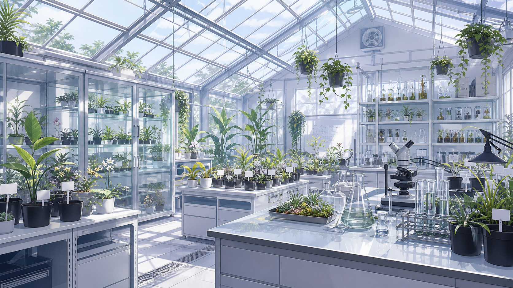 botanical research greenhouse