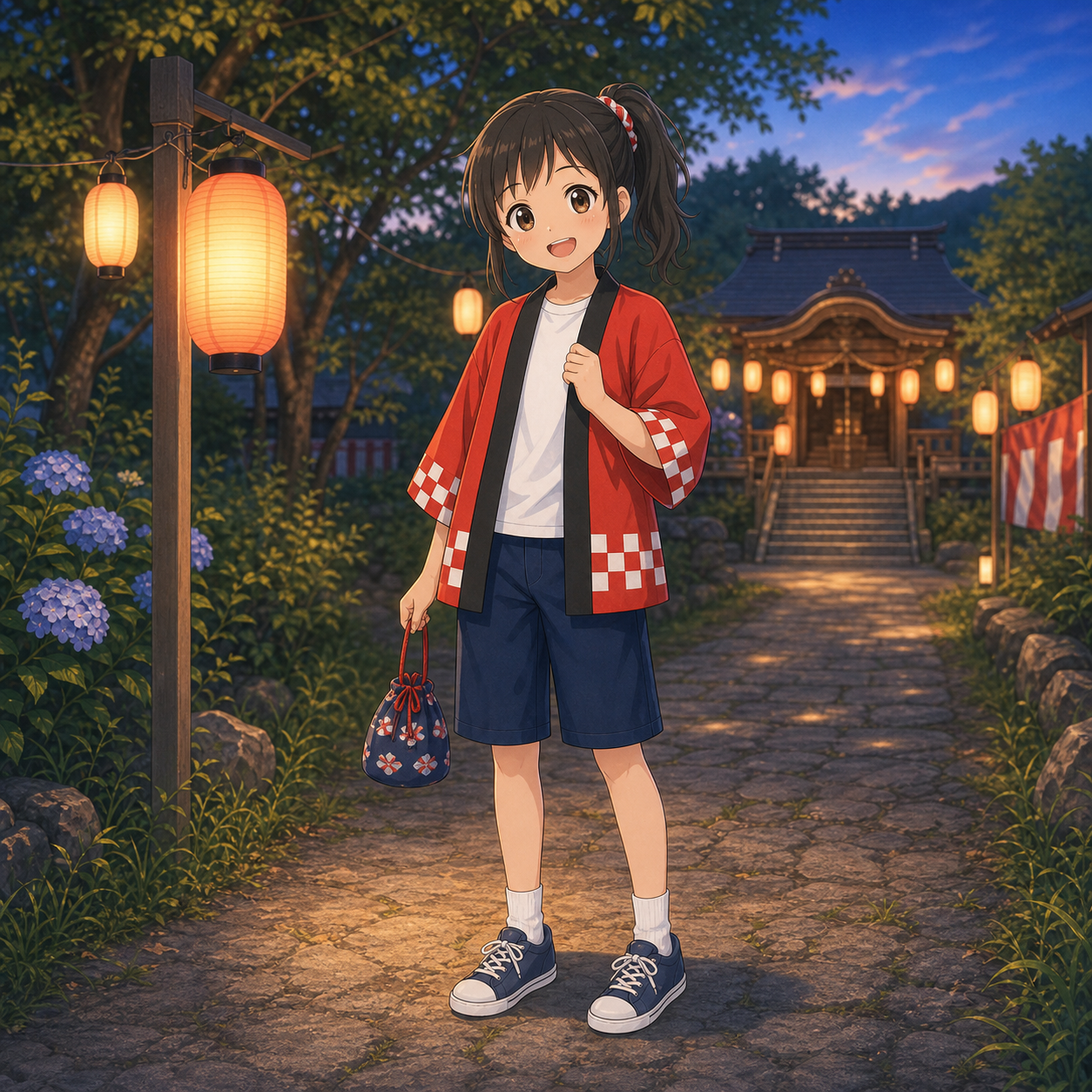 village festival shorts outfit