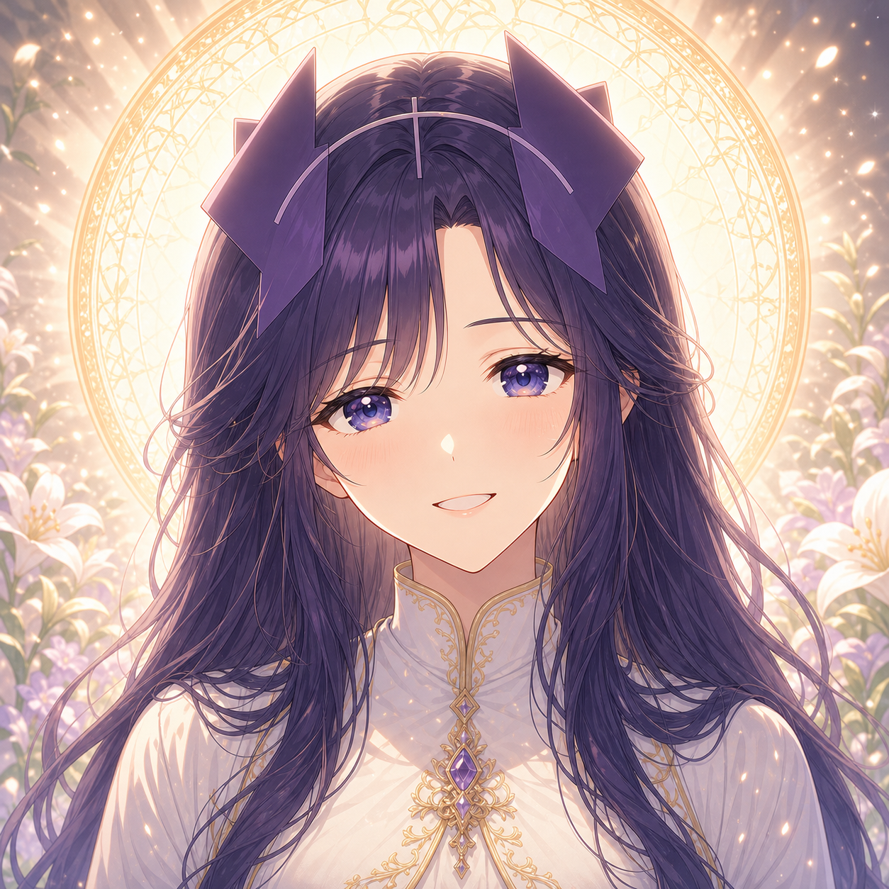 radiant compassionate expression