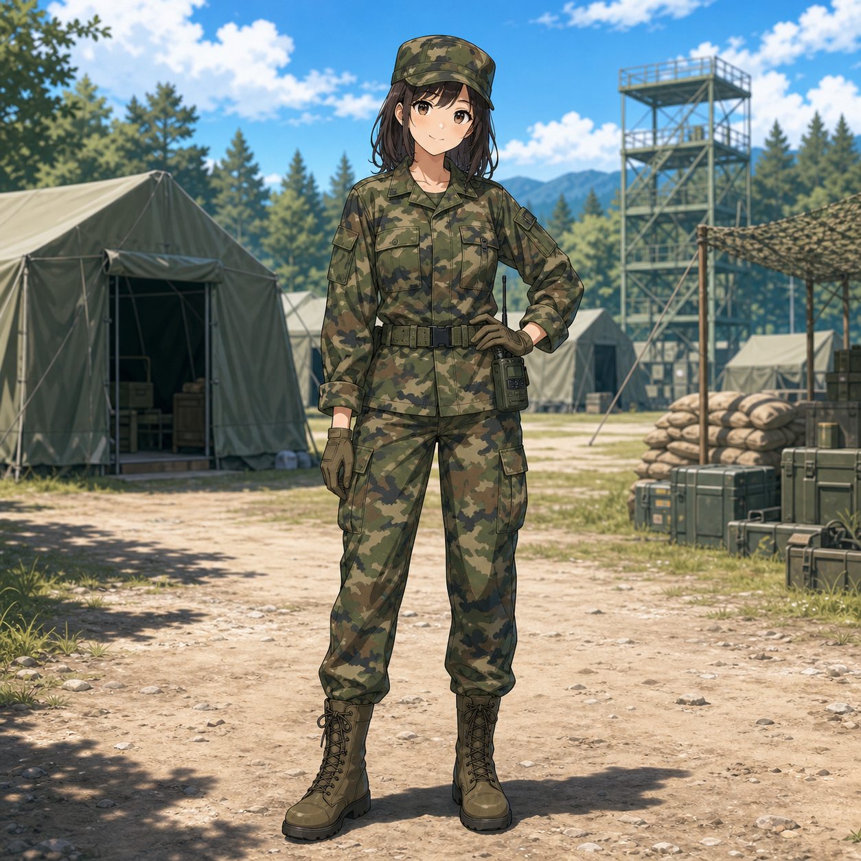 woodland field soldier uniform