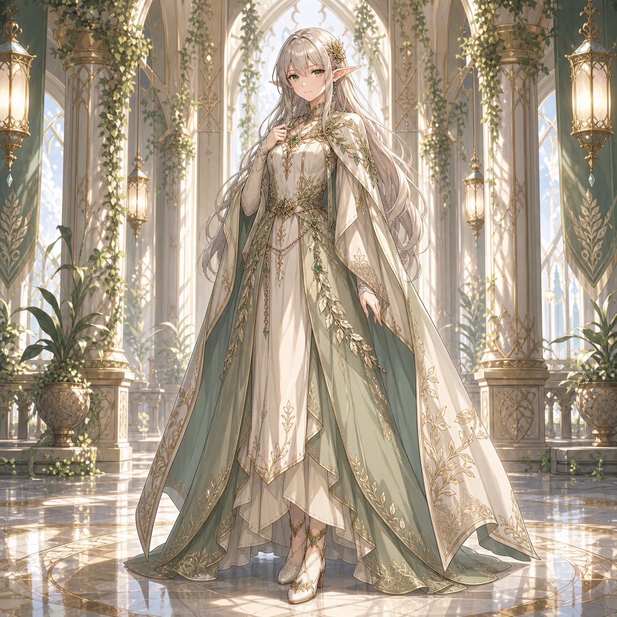 noble elven court attire