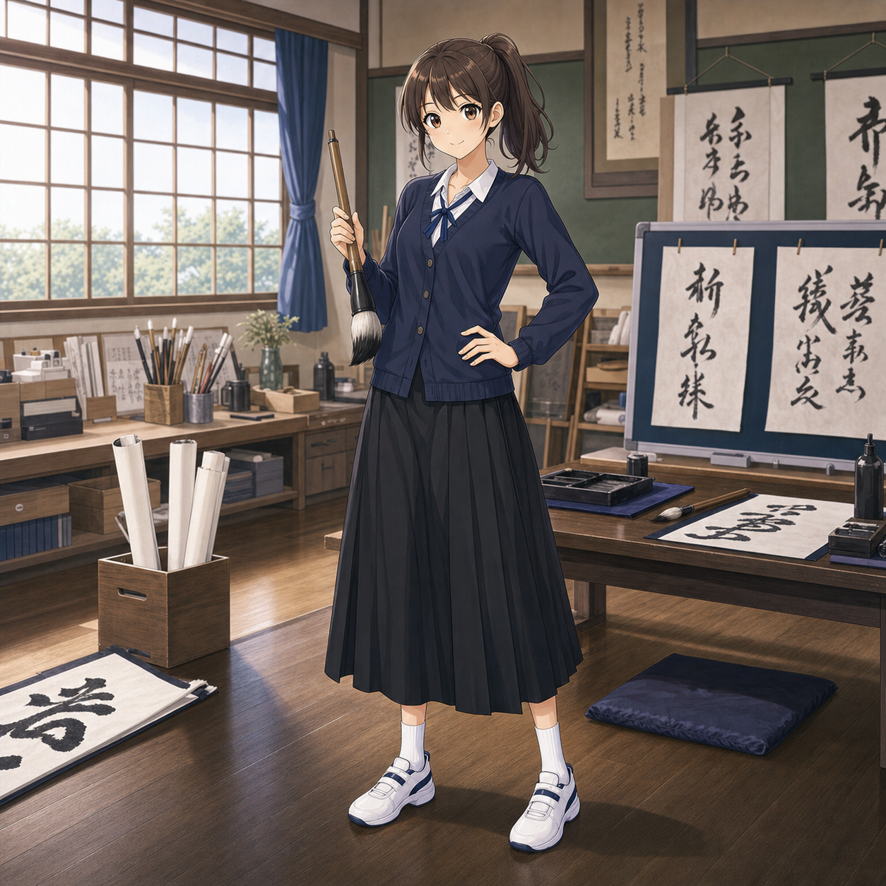 calligraphy club outfit