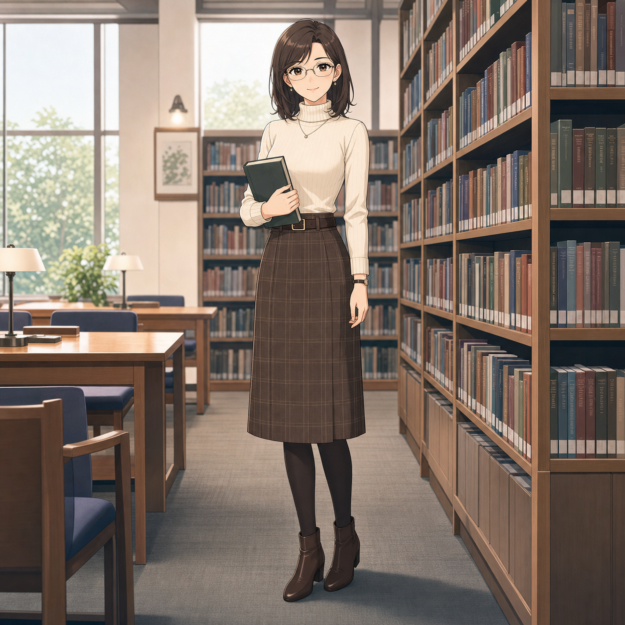 turtleneck teacher outfit
