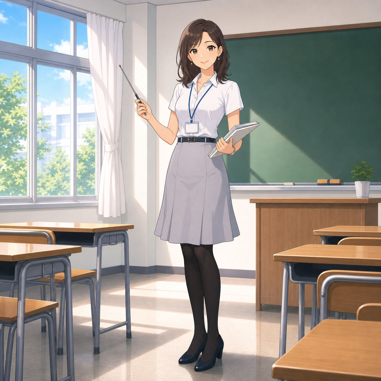 summer blouse teacher outfit