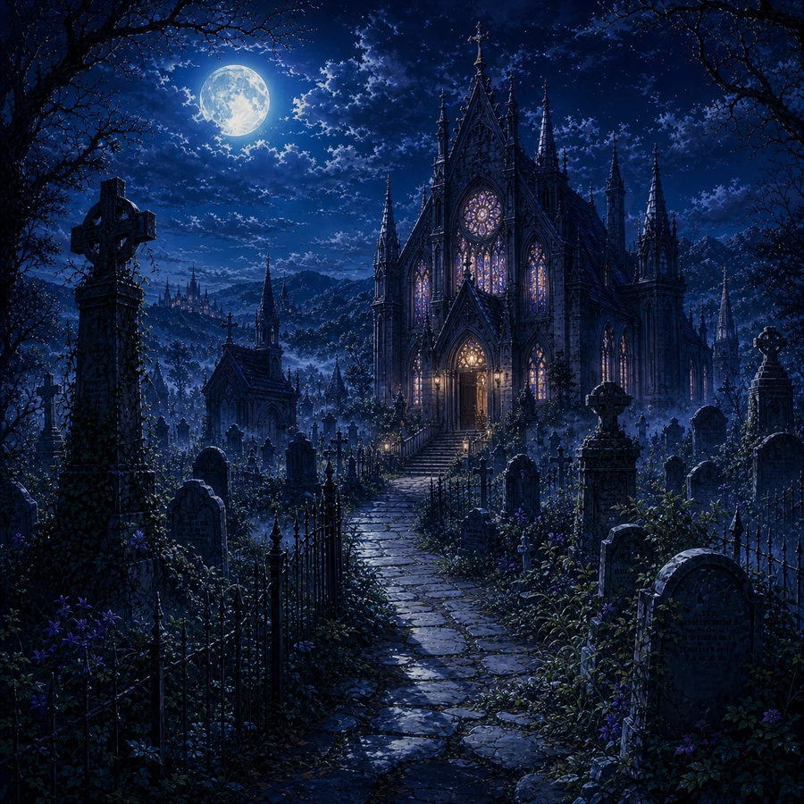 gothic chapel cemetery