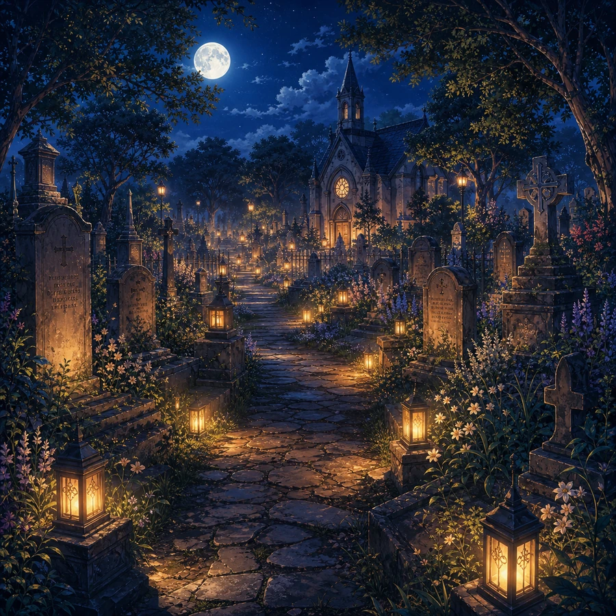 lantern memorial cemetery