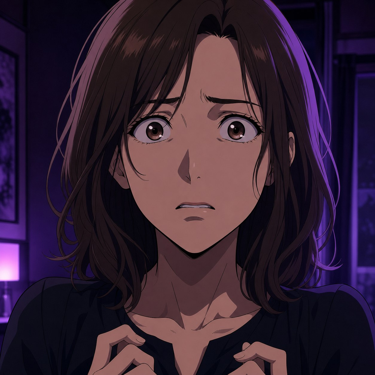 shock and terror expression