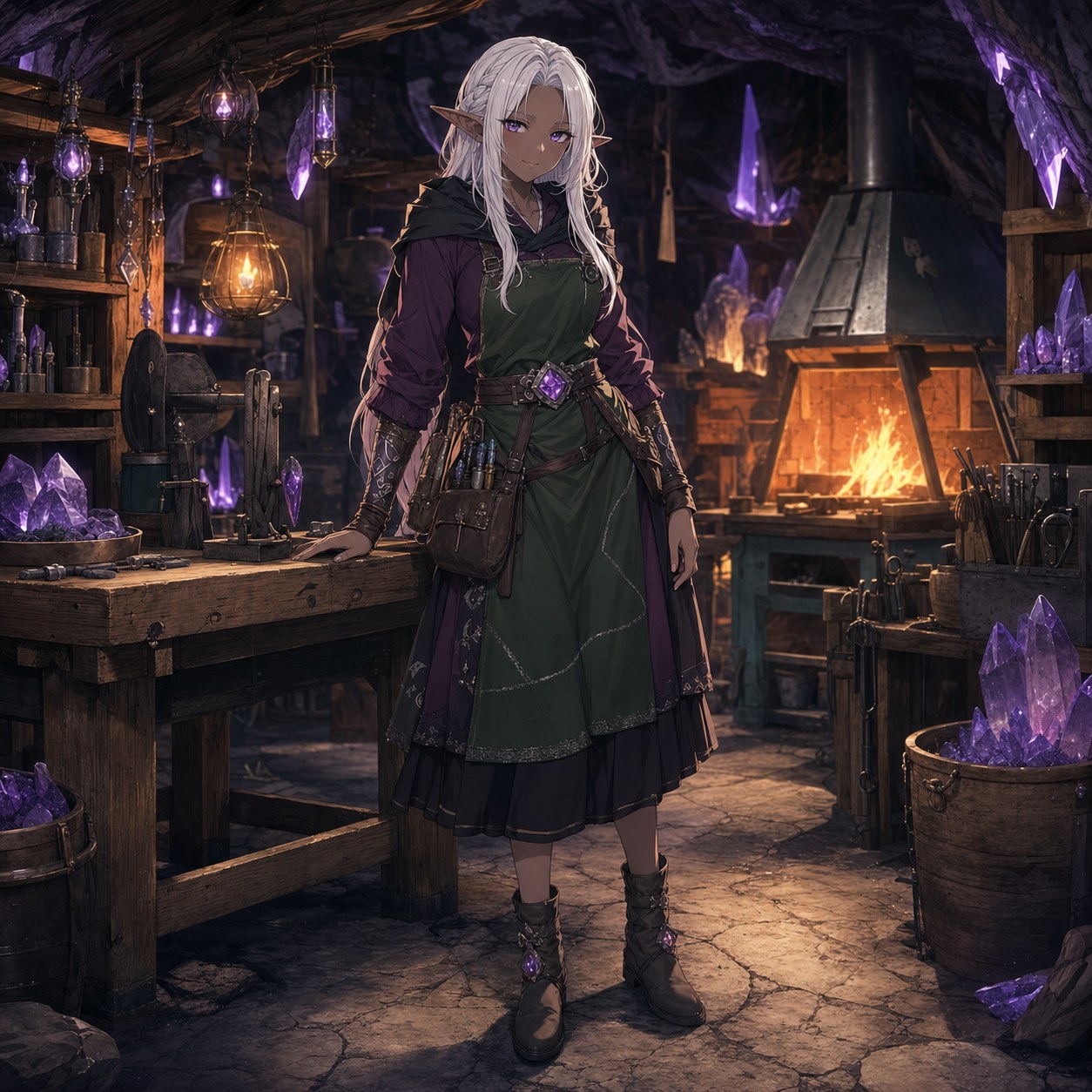dark elf crystal artisan outfit