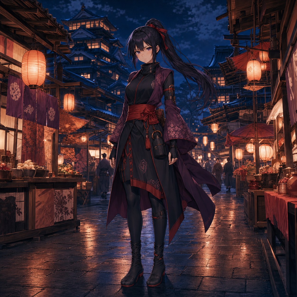 night market kunoichi coat
