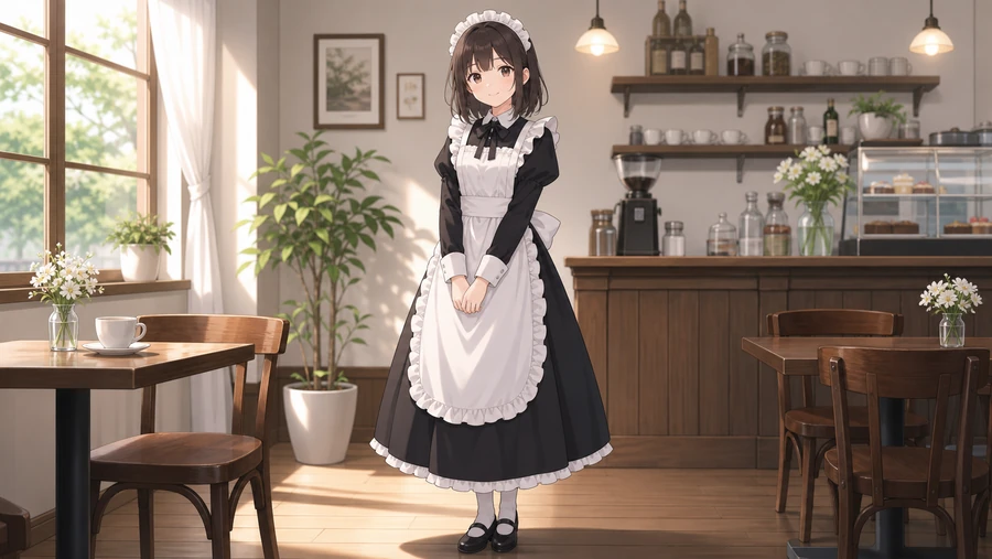 classic maid dress