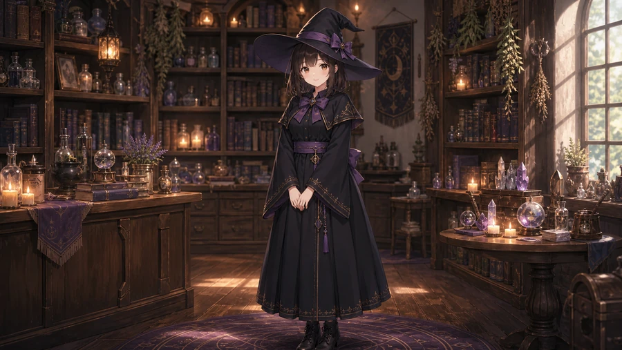 classic witch outfit