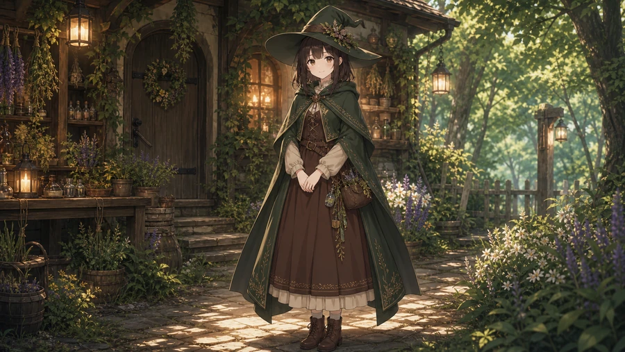 forest witch outfit