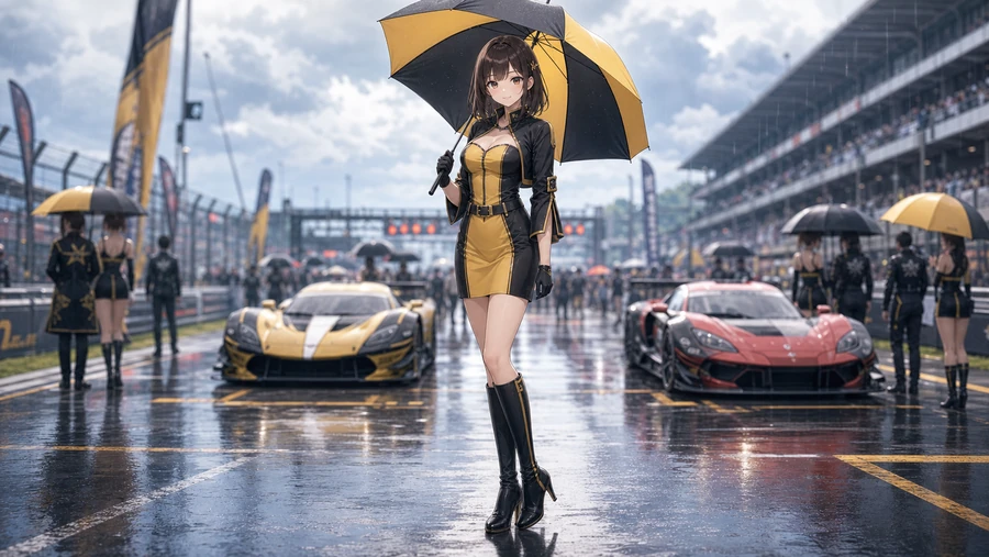 umbrella girl outfit