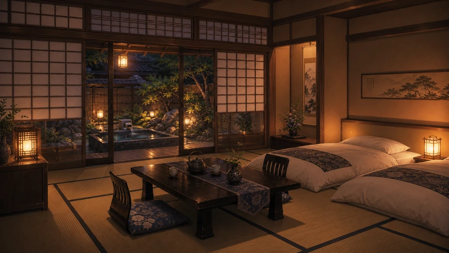onsen ryokan room
