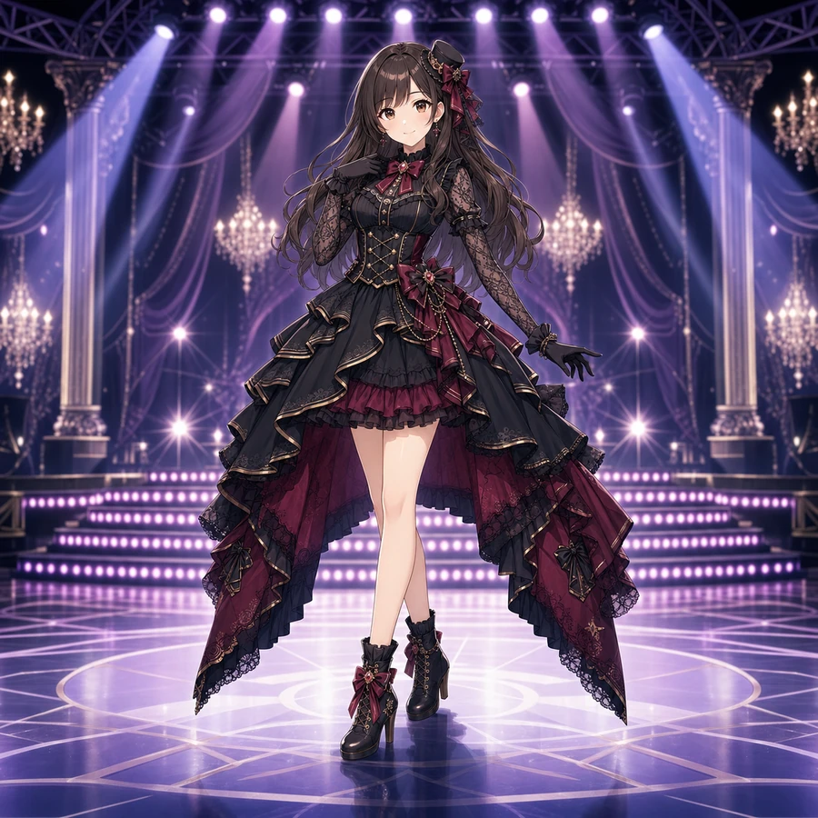 gothic idol outfit