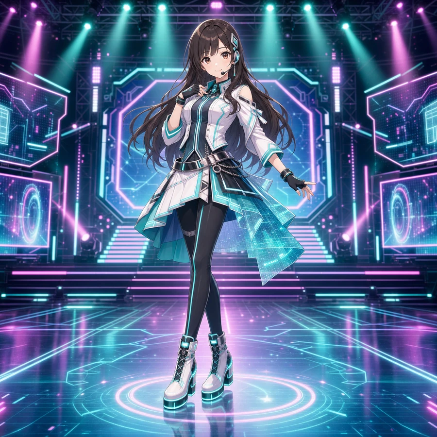 cyber idol outfit