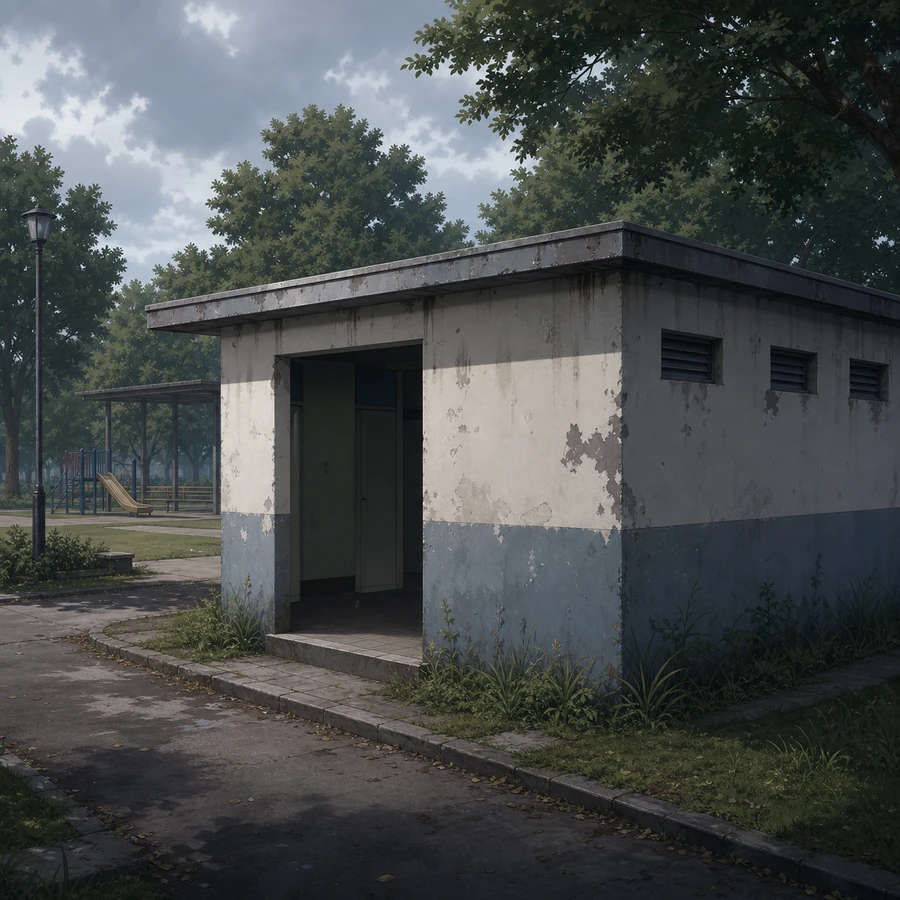 old park public toilet building