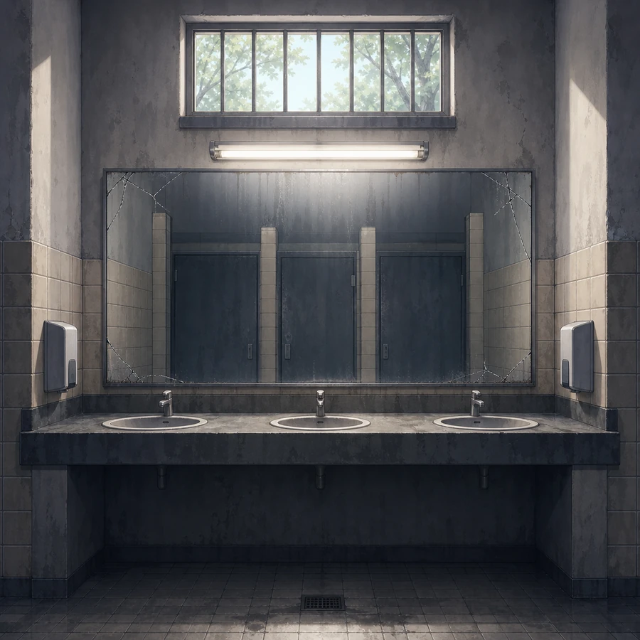 public restroom sink area