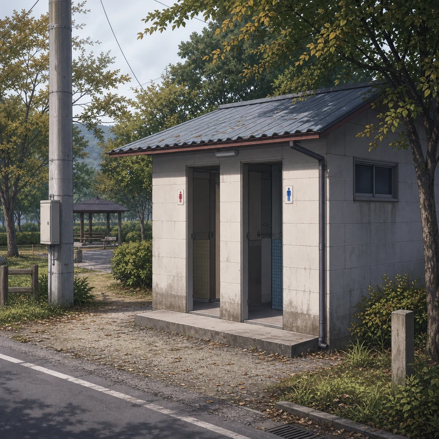 roadside public toilet