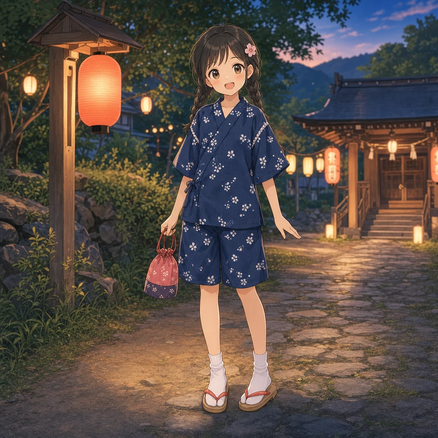 village festival child outfit
