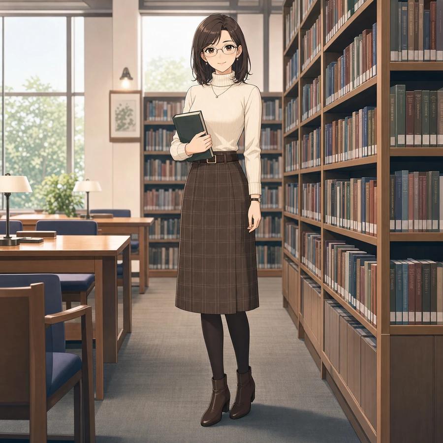 turtleneck teacher outfit
