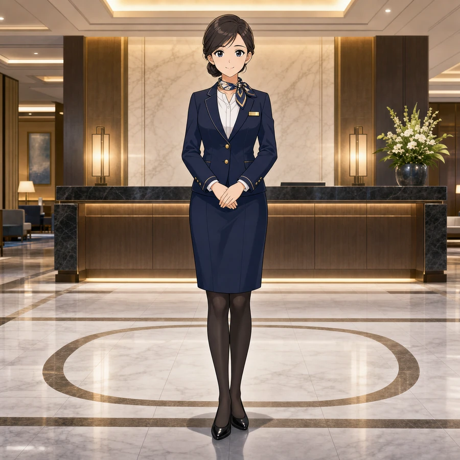 classic hotel concierge uniform