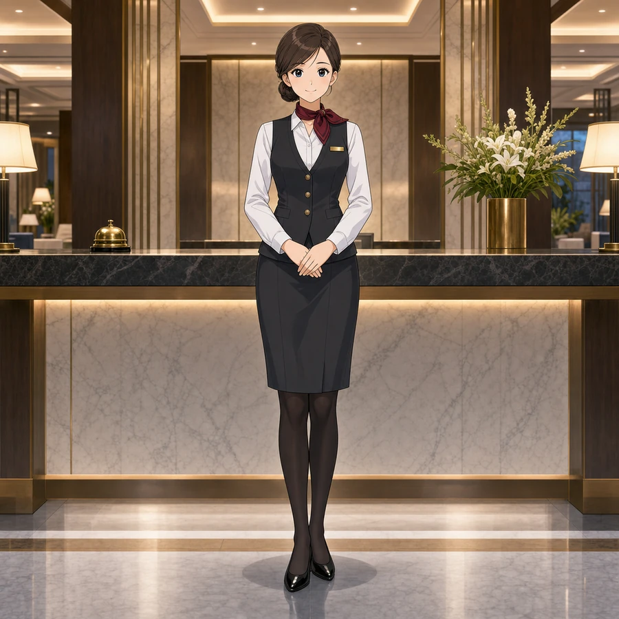 front desk vest uniform