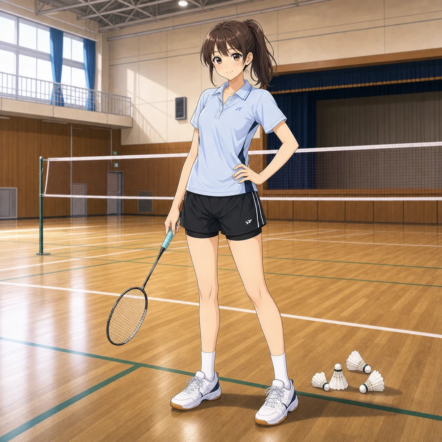 badminton club practice outfit