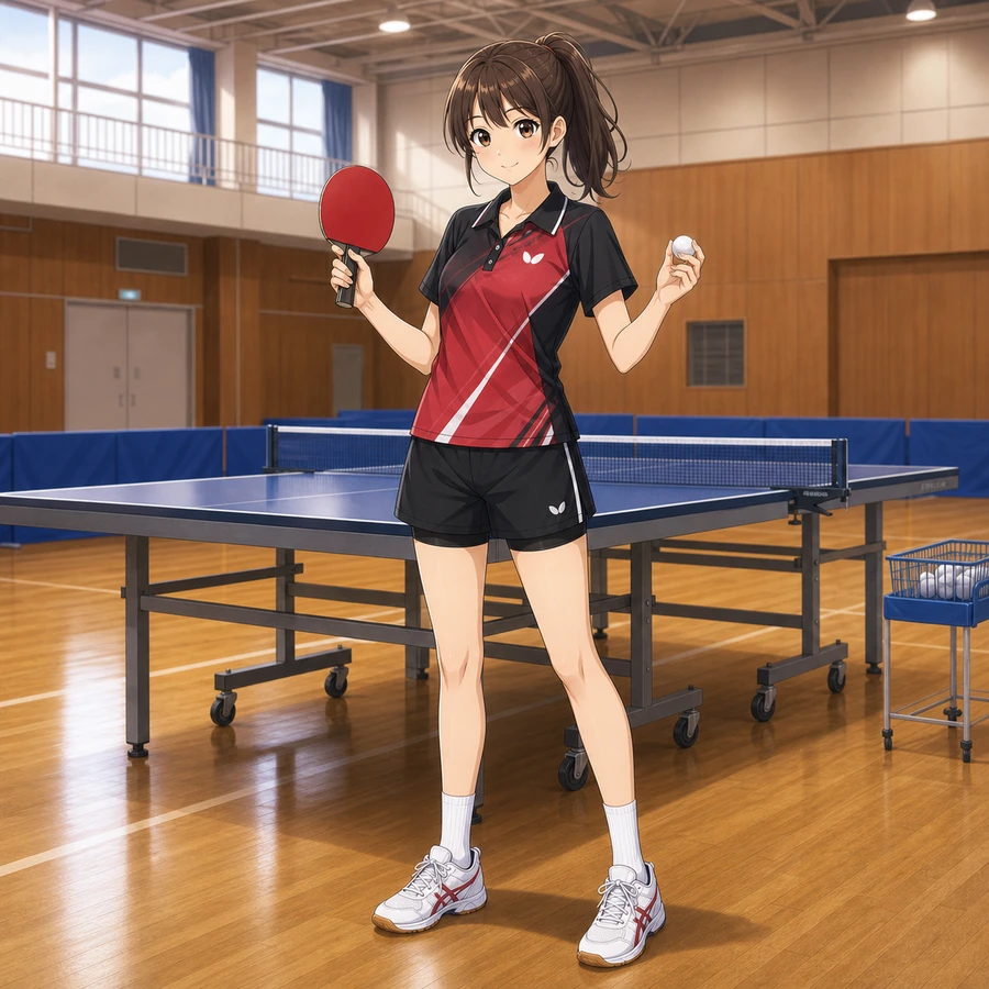 table tennis club outfit