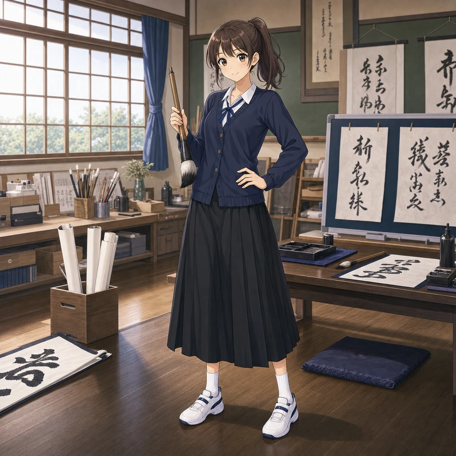 calligraphy club outfit