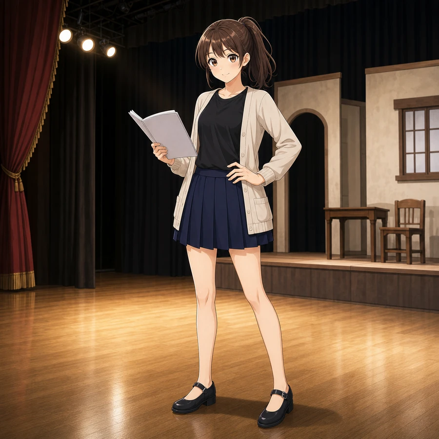 drama club rehearsal outfit