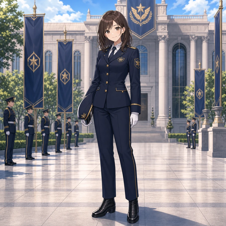 formal military officer trousers uniform