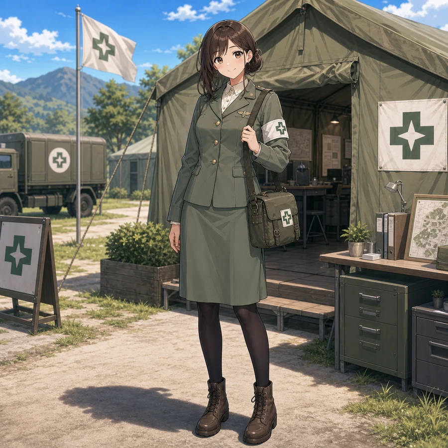 medical officer skirt uniform
