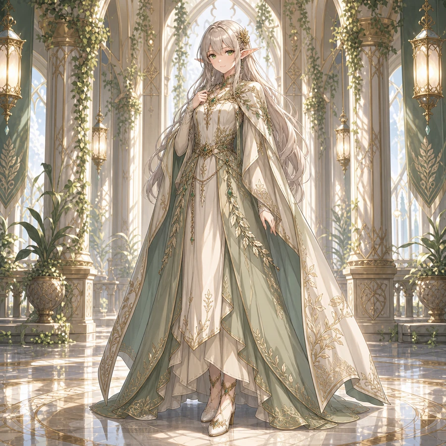 noble elven court attire