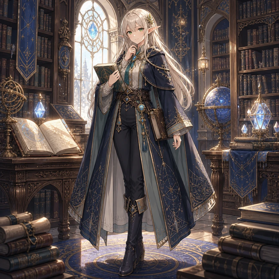 arcane scholar elf outfit