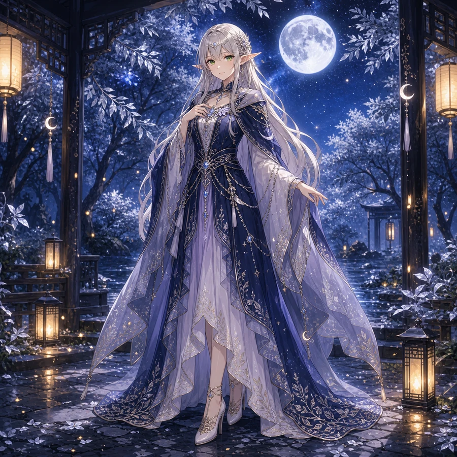moon festival elf attire