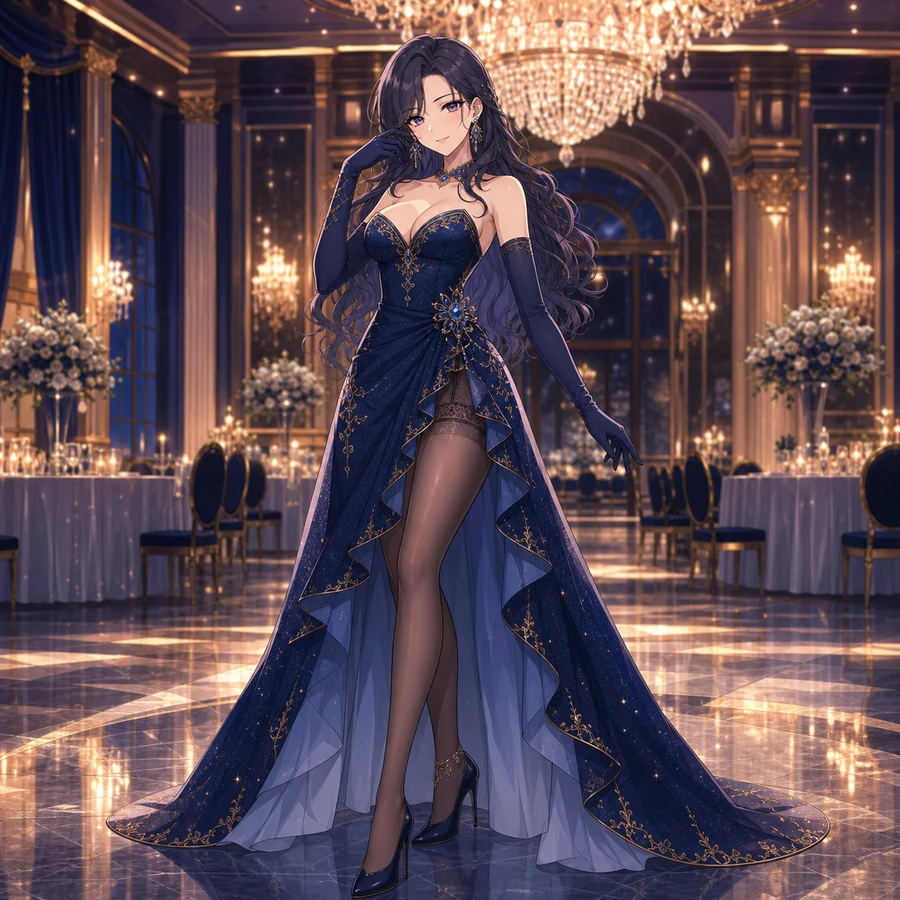 classic cocktail evening dress