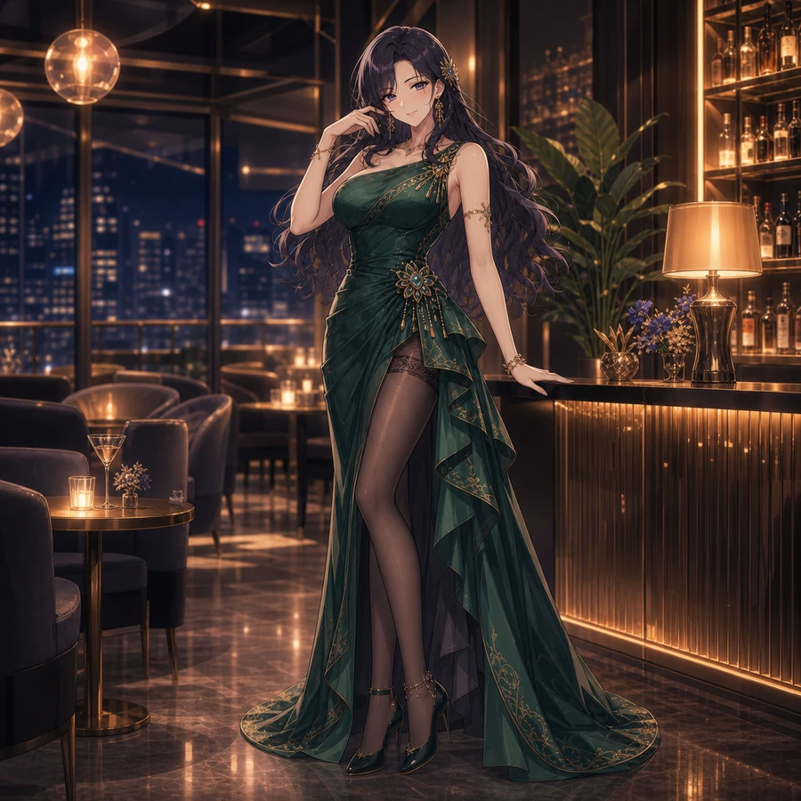 one-shoulder party dress