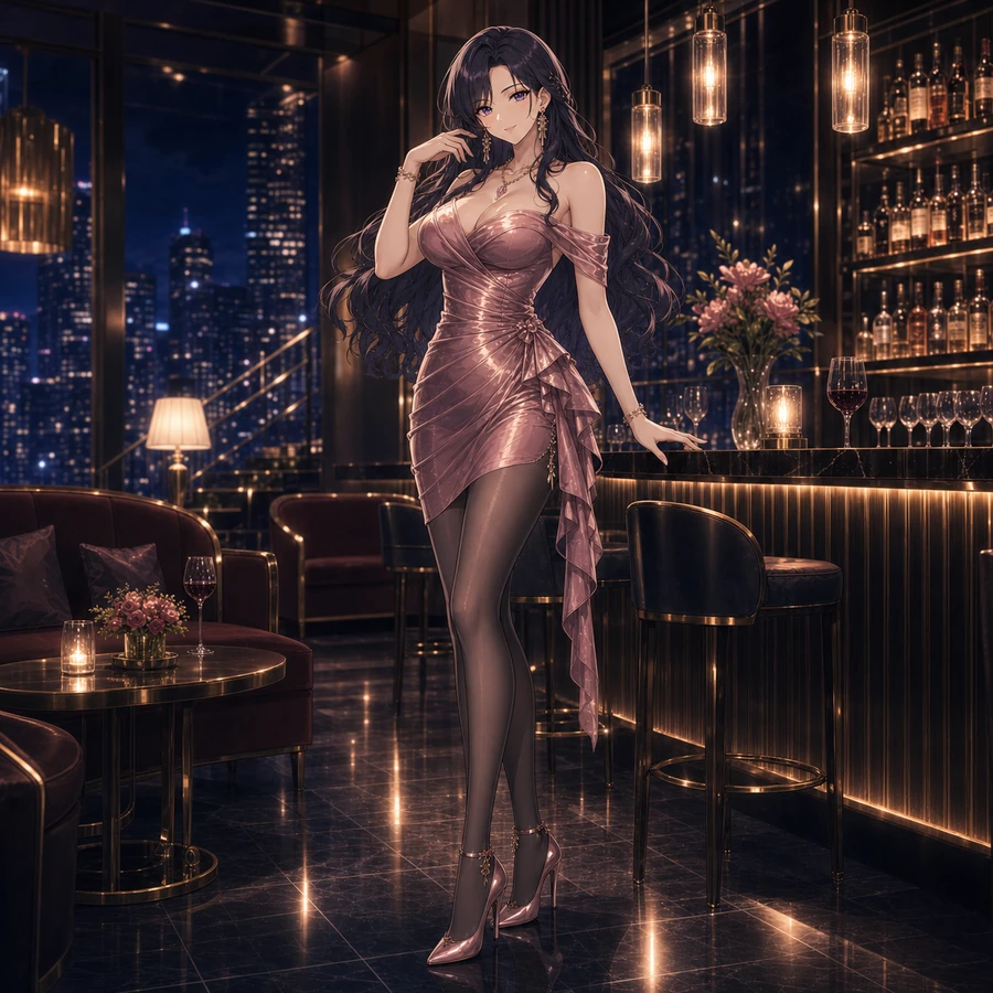 ruched pink night-out dress