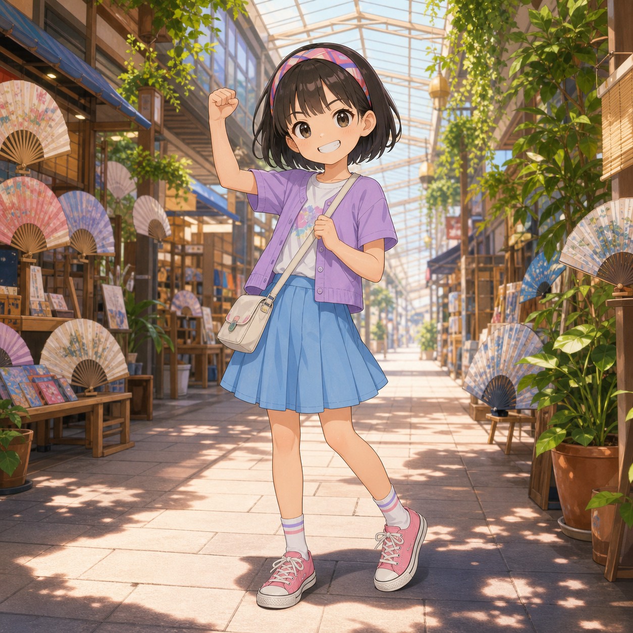 orange T-shirt summer festival outfit
