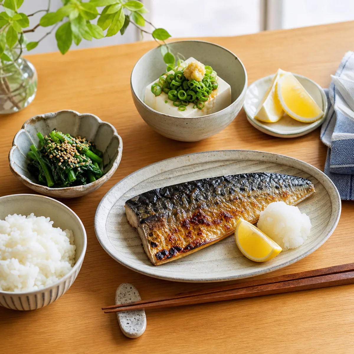 鉄を含む食品を使った家庭の食卓