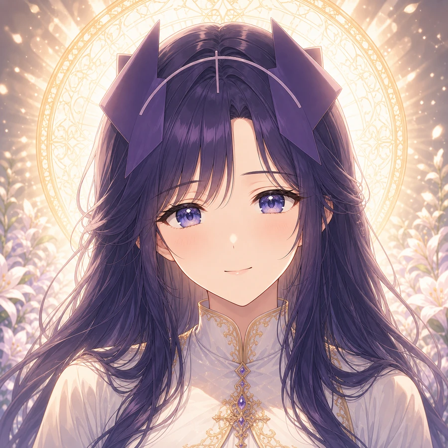 all-accepting soft gaze