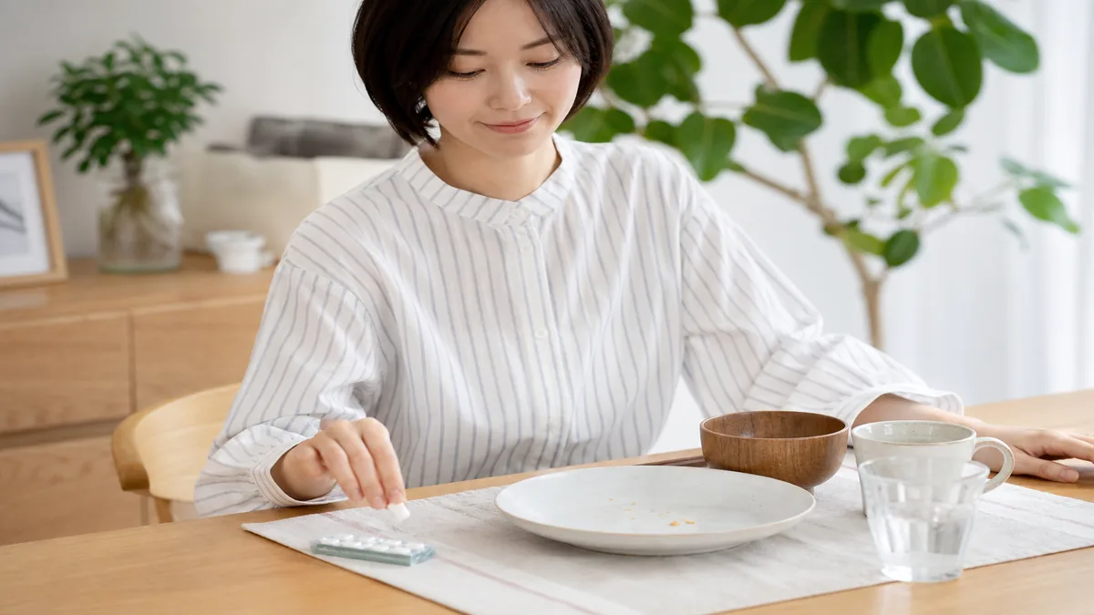 噛むきっかけとしてガムを使うイメージ