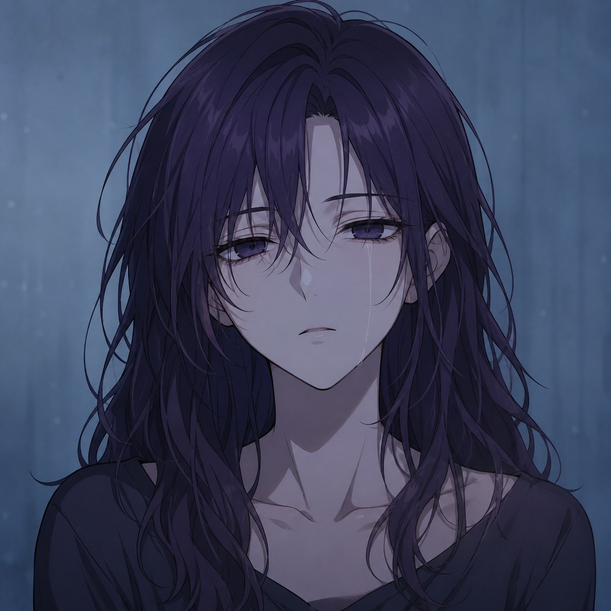 numb hopeless stare