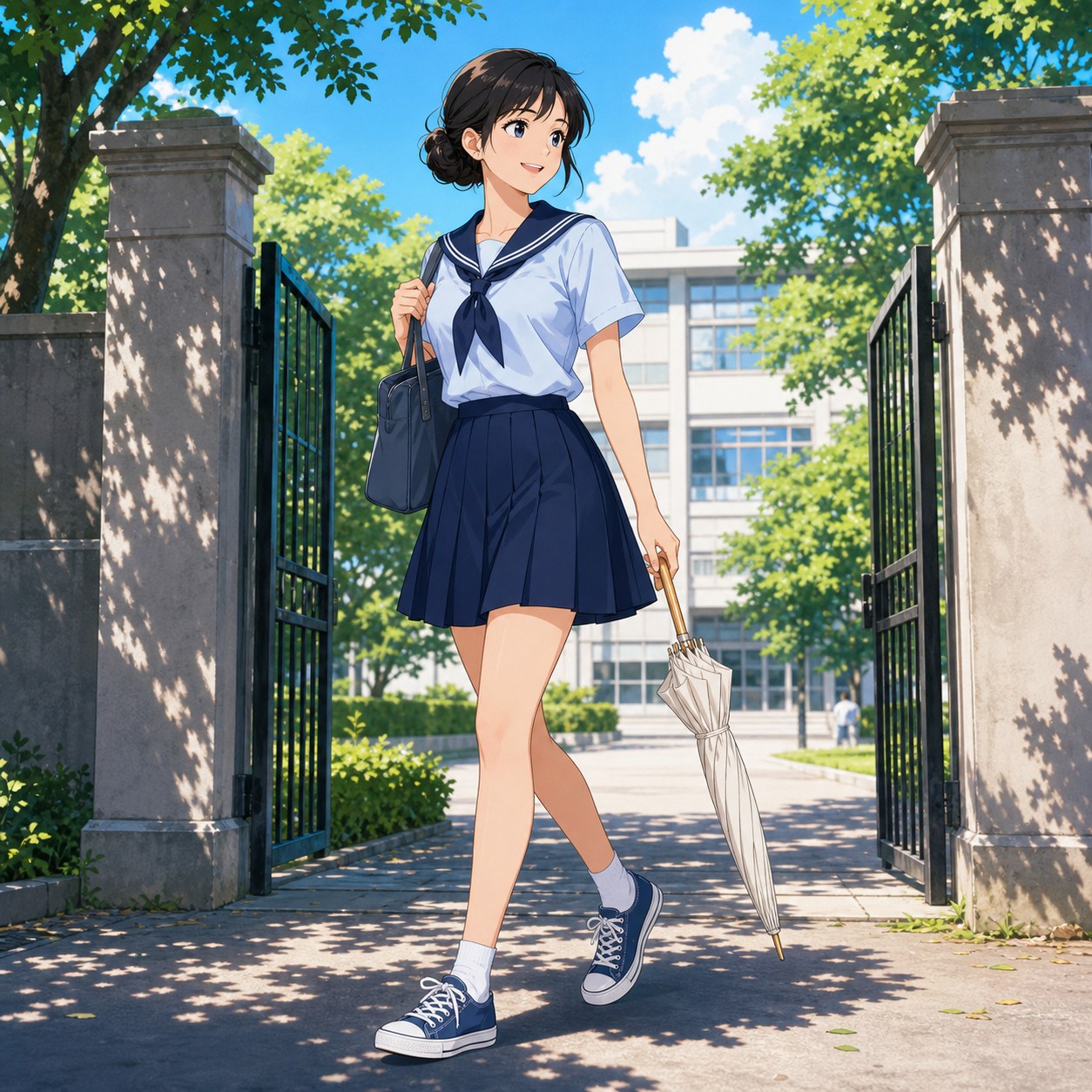 summer sailor school uniform